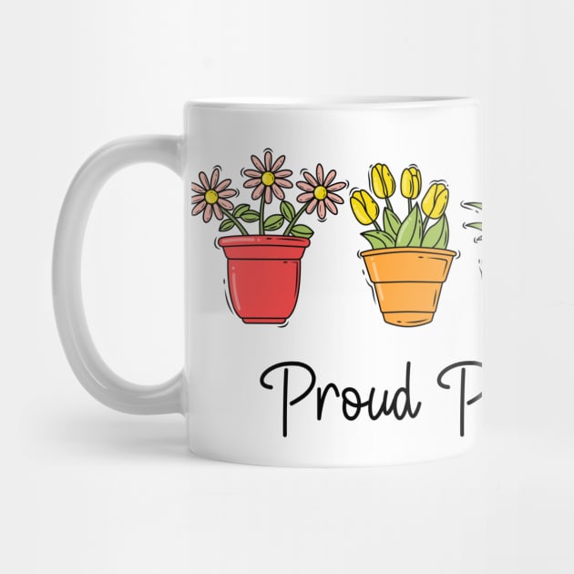 Proud Plant Parent LGBTQ Pride Plant Garden Gift For Men Lgbt Women by FortuneFrenzy